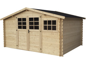 Telheiro de madeira "Rocval" - 456 x 425 x 232 cm - 19,42 m² - 28 mm