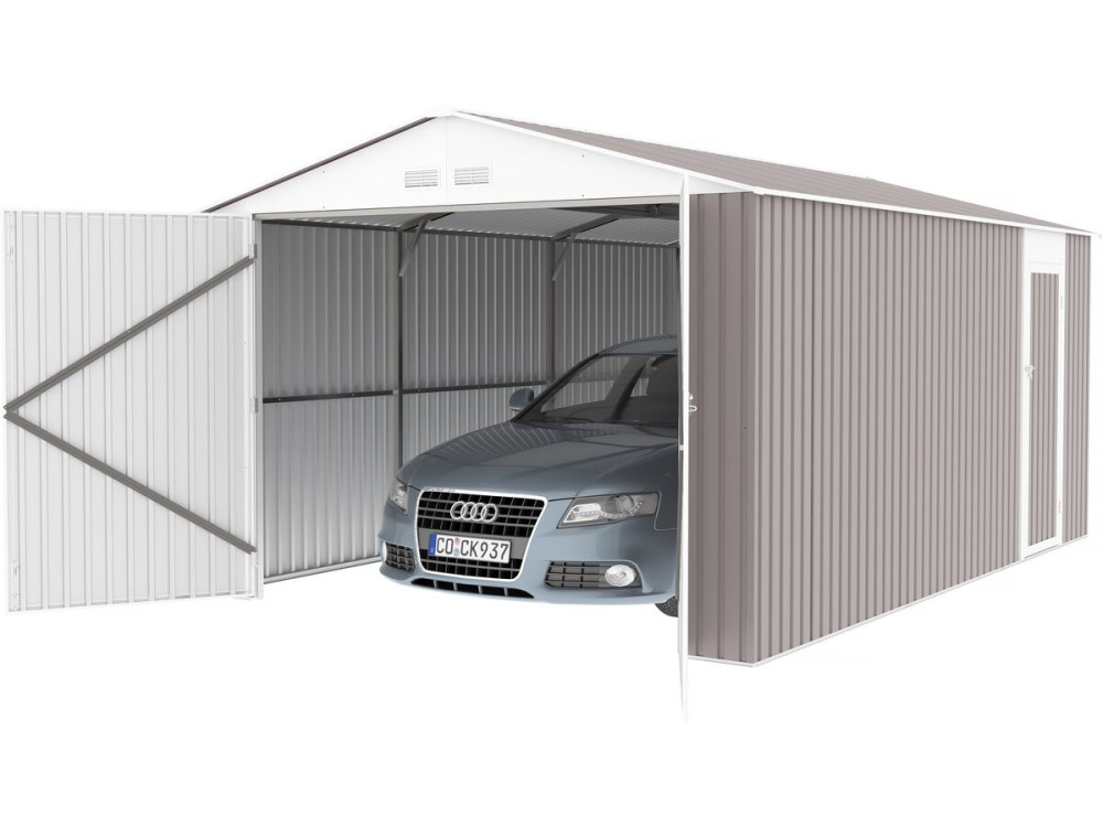 Garagem metálica "Nevada" - 18,56m² com calha