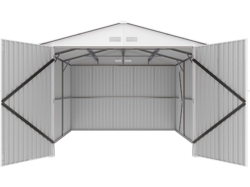 Garagem metálica "Nevada" - 18,56m² com calha