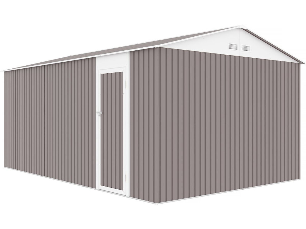 Garagem metálica “Nevada” - 18,56m² com calha e coletor de água