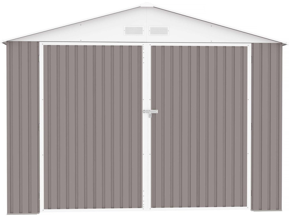 Garagem de metal "Nevada" com porta de batente 18.56 m²