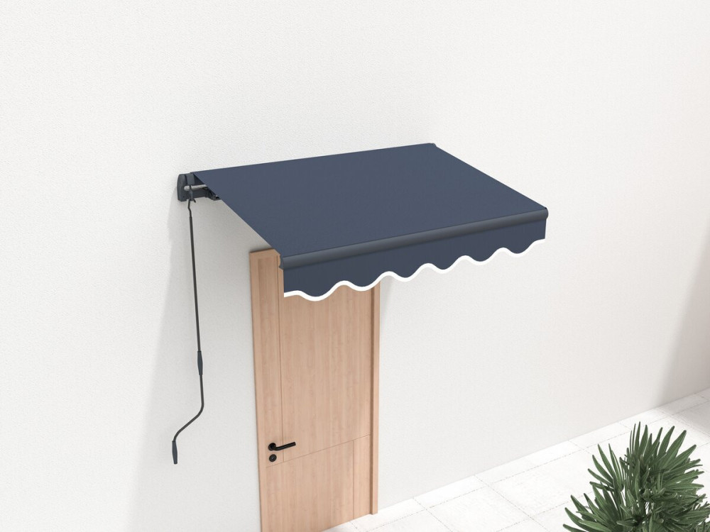 Toldo de alumínio "Ombra 1" - 160 x 120 cm - Cinza