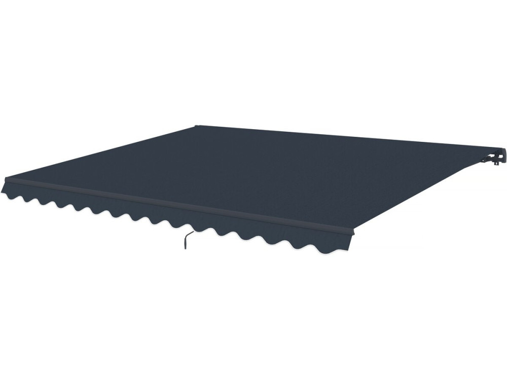 Toldo de alumínio "Ombra 4" - 395 x 300 cm - Cinza