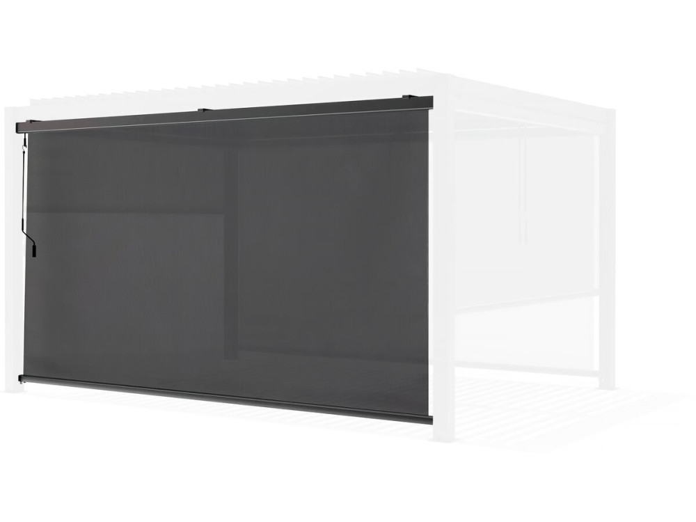 Toldo pergolado - 277 x 204 cm - Cinza antracite