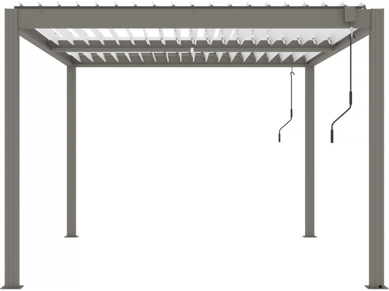 Pérgula bioclimática "Windsor" - 3 x 4 m - Taupe