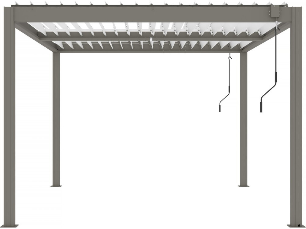 Pérgula bioclimática "Windsor" - 3 x 4 m - Taupe
