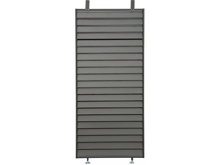 Persiana em aço galvanizado "Clifford" para pérgula bioclimática - 92 x 4 x 208 cm - Cinzento
