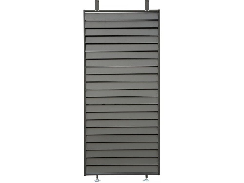 Persiana em aço galvanizado "Clifford" para pérgula bioclimática - 92 x 4 x 208 cm - Cinzento