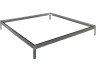 Base para estufa de policarbonato "Hortênsia" - 3,65 m² - 192 x 190 x 8 cm