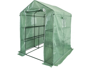 Estufa de tomate "Lys" com prateleiras - 2,04 m² - 130 g - Verde