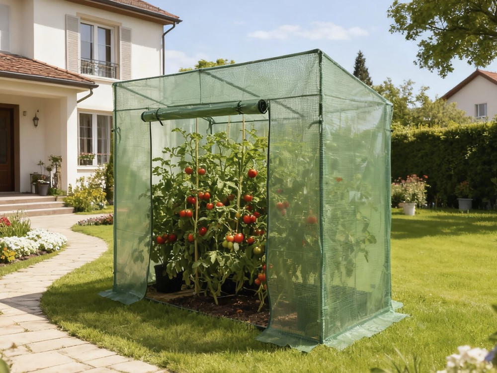 Estufa de tomate "Lys" para jardim - 1,6 m² - 130 g - Verde