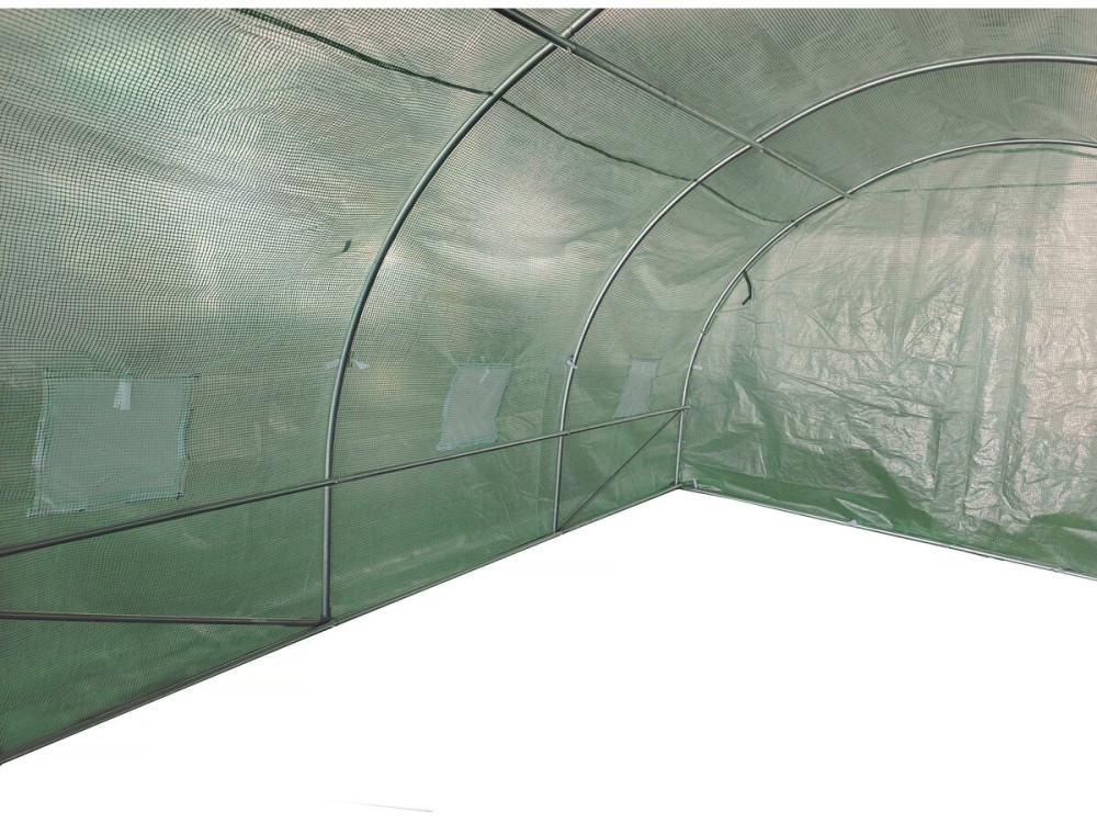 Estufa de jardim tipo túnel "Lys" - 12 m² - 140 g - Verde