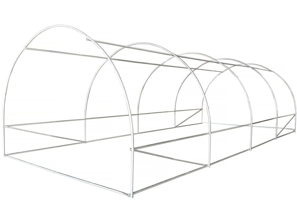 Estufa de jardim tipo túnel "Lys" - 18 m² - 140 g - Verde