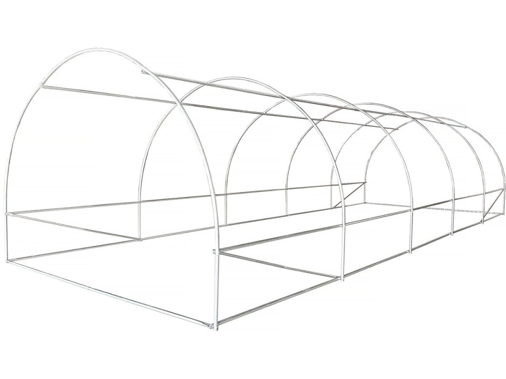 Estufa de jardim tipo túnel "Lys" - 24 m² - 140 g - Verde