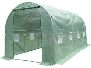 Estufa de jardim tipo túnel "Lys" - 9 m² - 130 g - Verde