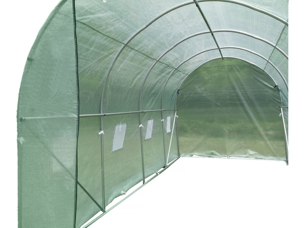 Estufa de jardim tipo túnel "Lys" - 9 m² - 130 g - Verde