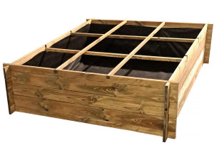 Horta em madeira "Nigelle" - 140 x 140 x 40 cm