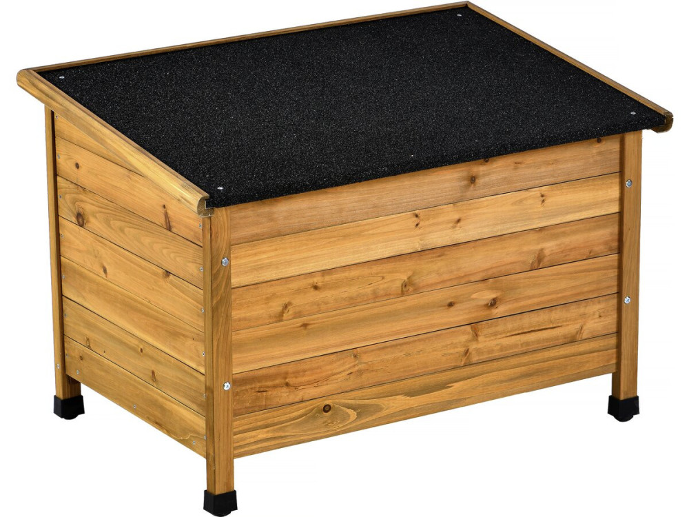 Casinha de madeira para cachorro "Max" - 85 x 57 x 58 cm - Marrom