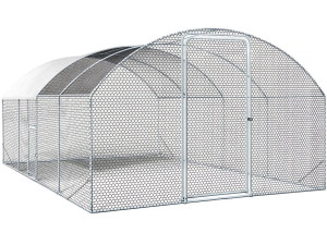 15 m² de galinheiro em cúpula "Cocorico" - 5 x 3 m - aço galvanizado
