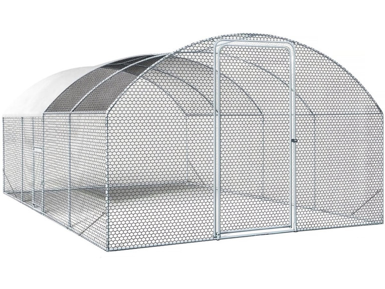 15 m² de galinheiro em cúpula "Cocorico" - 5 x 3 m - aço galvanizado