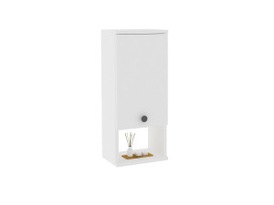 Móvel de casa de banho em madeira "Mis" - 30 x 21 x 71 cm - Branco