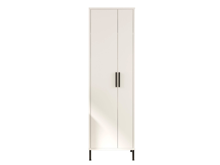 Armário multifunções de madeira "Jienna" - 50 x 36 x 165 cm - Branco