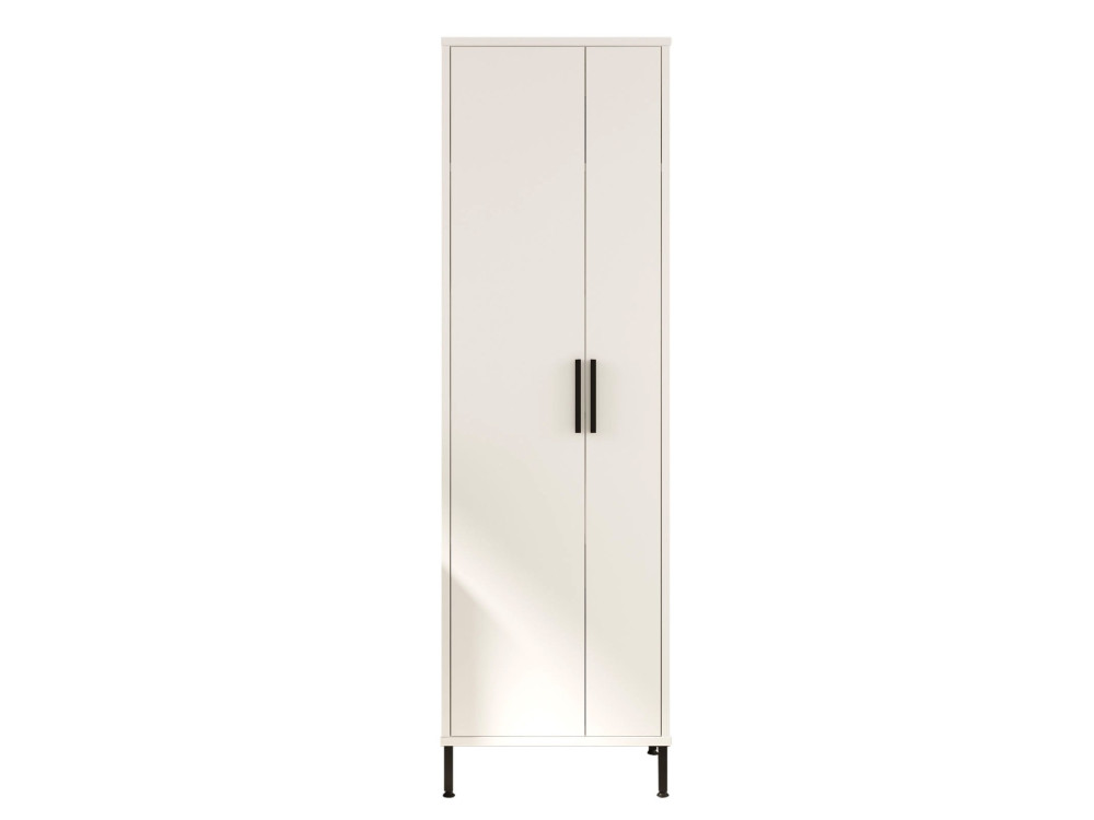 Armário multifunções de madeira "Jienna" - 50 x 36 x 165 cm - Branco