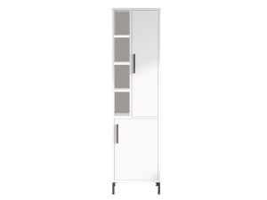 Armário multifunções de madeira "Vile" - 45 x 35 x 174 cm - Branco