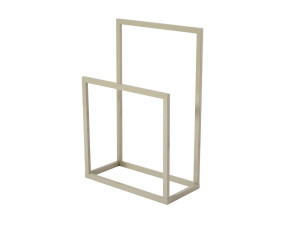 Toalheiro metálico "Gediz" - 25 x 60 x 90 cm - Taupe