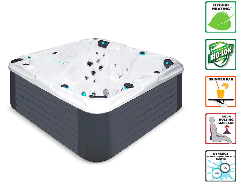 Spa " Solace " - 4 lugares + 1 reclinável - 2,13 x 2,13 x 0,91 m