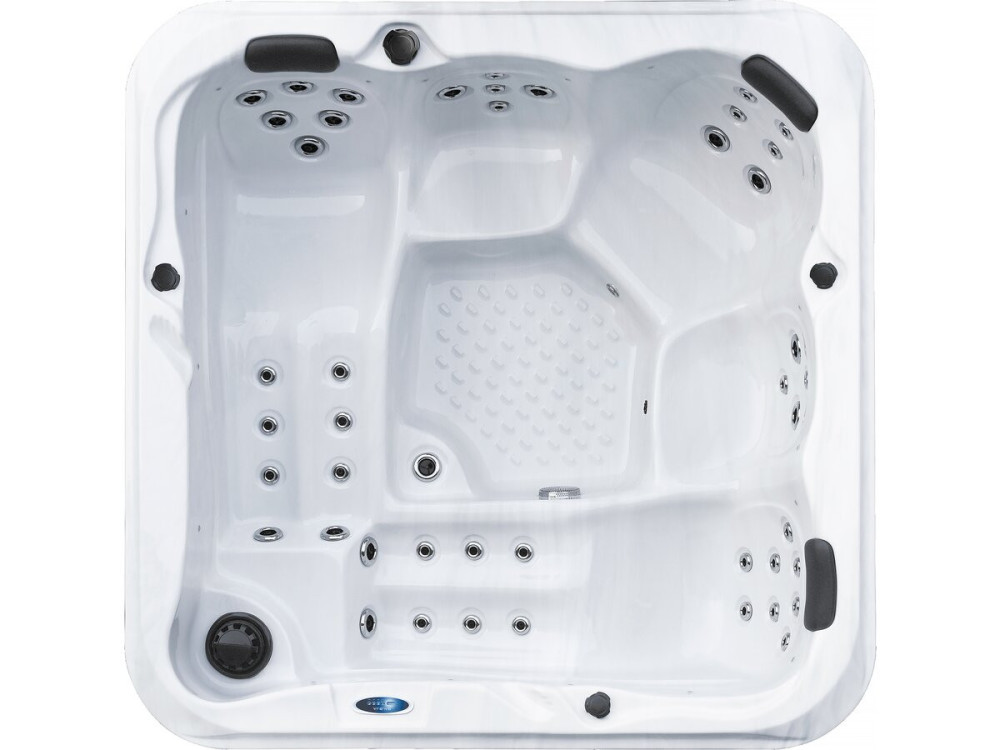 Spa led " Ornella " - 5 lugares - 2,15 x 2,15 x 0,88 m