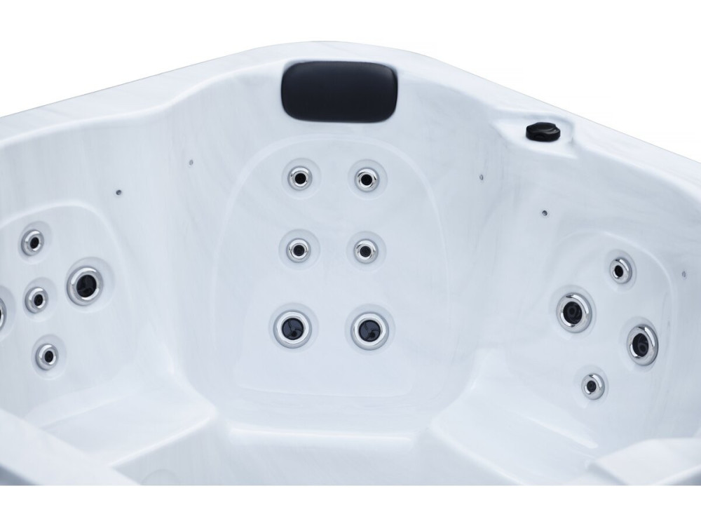 Spa led " Ornella " - 5 lugares - 2,15 x 2,15 x 0,88 m
