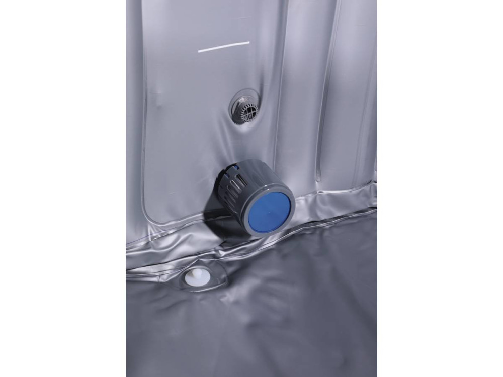 Spa Inflável  "Nice" em PVC - 6 lugares - Cinza / Preta