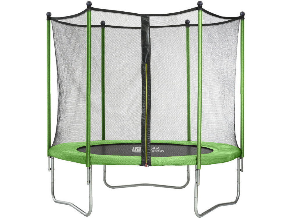 Trampolim "Yoopi"  - Ø  2.44m - com rede de proteção + escada