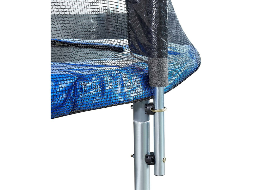Trampolim "Joycy" - Ø 4,27 m - Com rede + escada + cobertura + kit de ancoragem