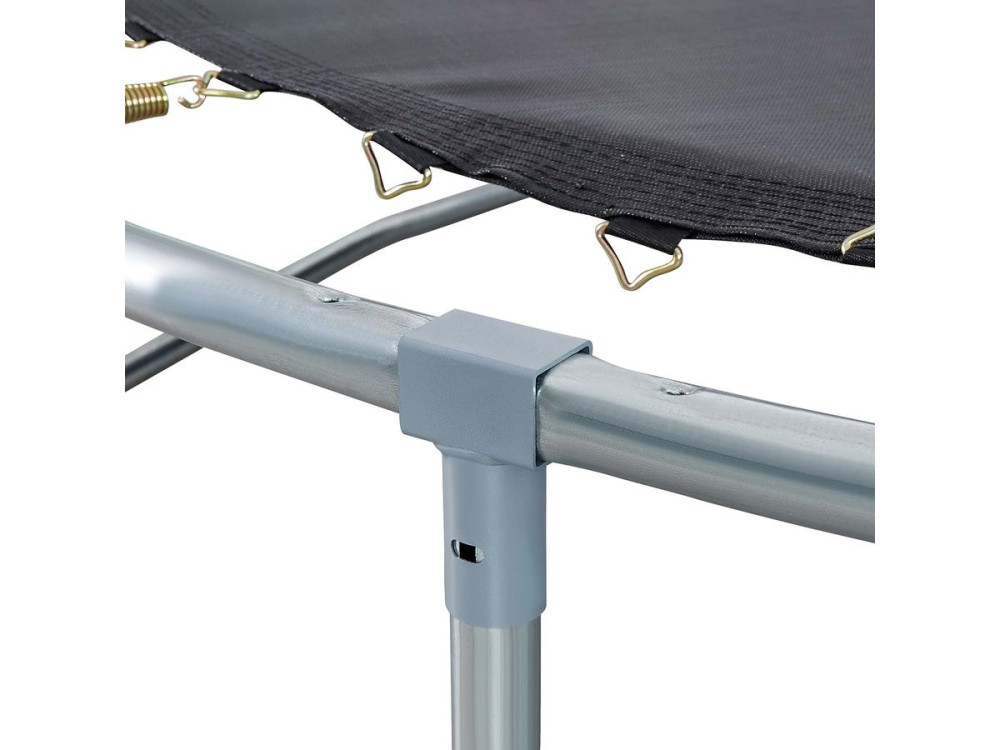 Trampolim "Joycy" - Ø 4,27 m - Com rede + escada + cobertura + kit de ancoragem
