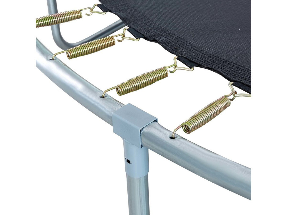 Trampolim "Joycy" - Ø 4,27 m - Com rede + escada + cobertura + kit de ancoragem