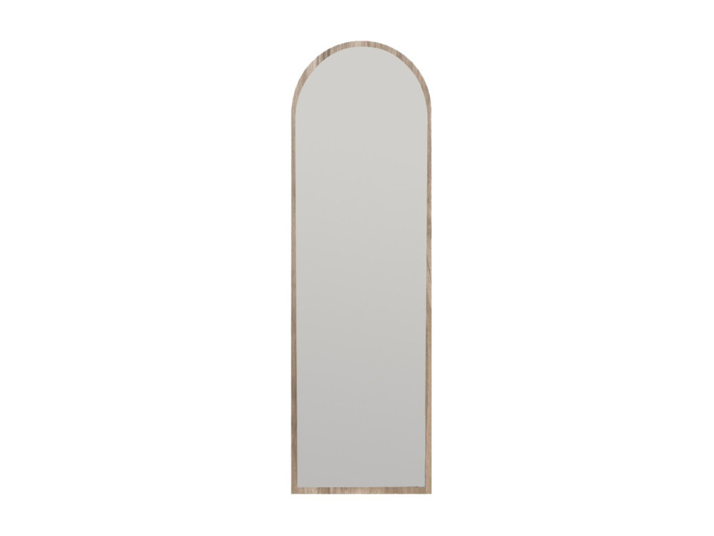 Espelho de madeira "Emma" - 50 x 160 cm - Castanho