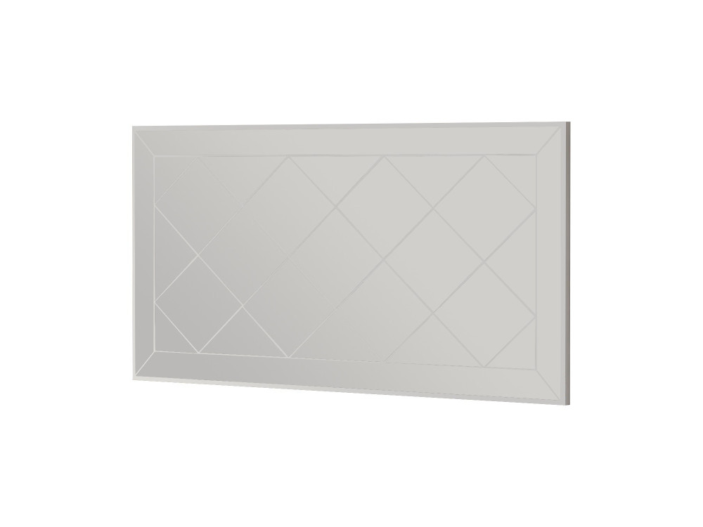 Espelho de madeira "Pauli" - 120 x 60 cm - Branco