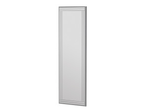 Espelho de madeira "Buhem" - 40 x 120 cm - Branco