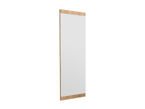Espelho de madeira "Azus" - 40 x 120 cm - Castanho