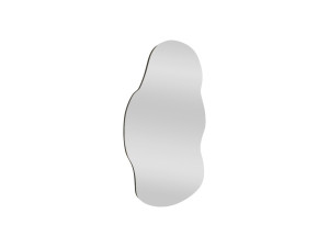 Espelho de madeira "Baby" - 40 x 72 cm - Preto