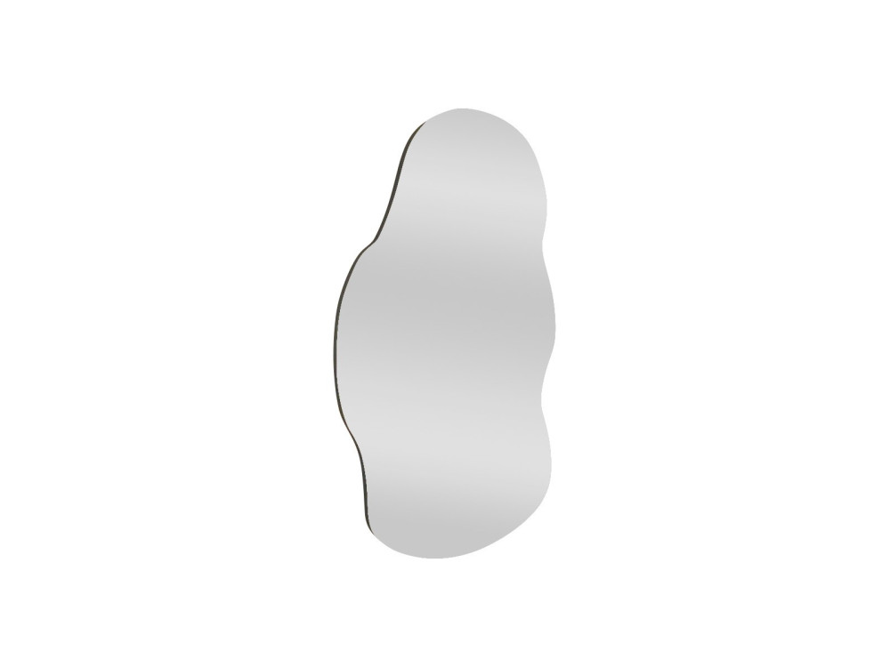 Espelho de madeira "Baby" - 40 x 72 cm - Preto