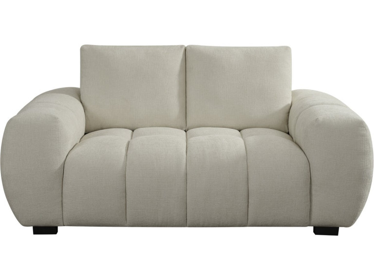 Sofá “Cambon” em tecido chenille – 2 lugares – Bege