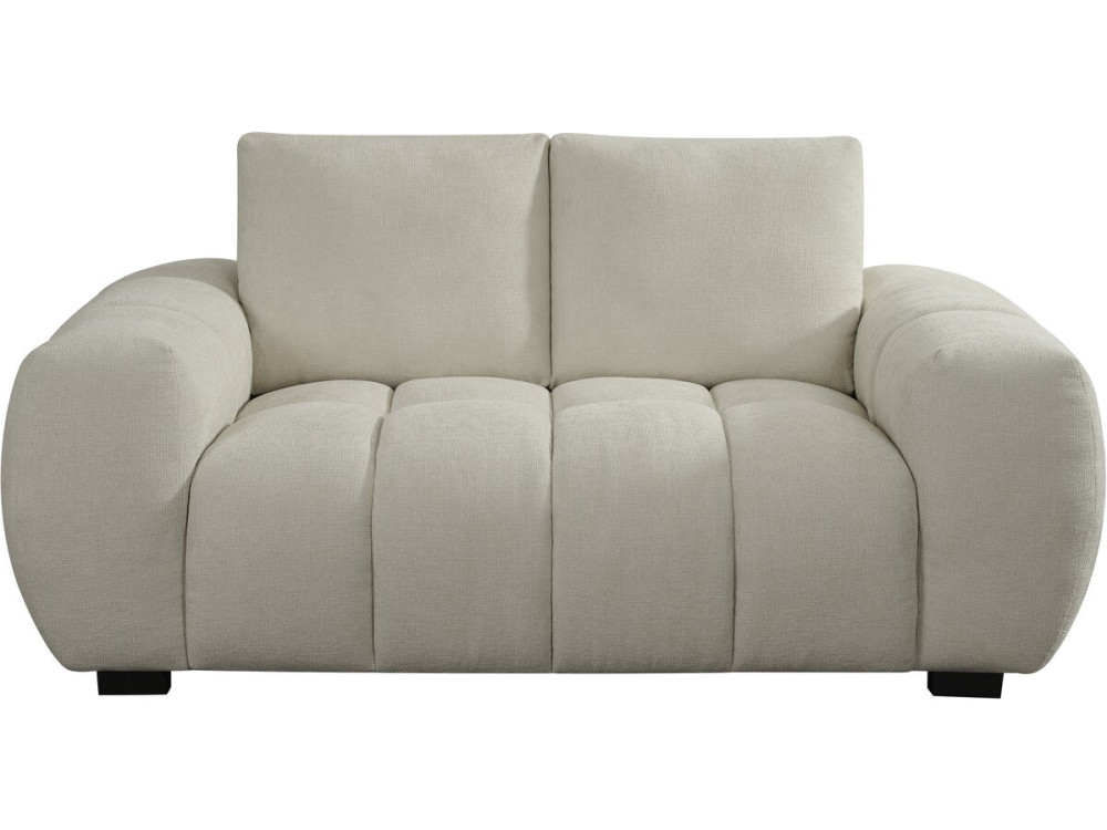 Sofá “Cambon” em tecido chenille – 2 lugares – Bege