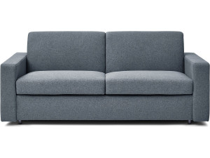 Sofá convertível em tecido "Diana" Express - cama de 140 cm - 3 lugares - Cinza