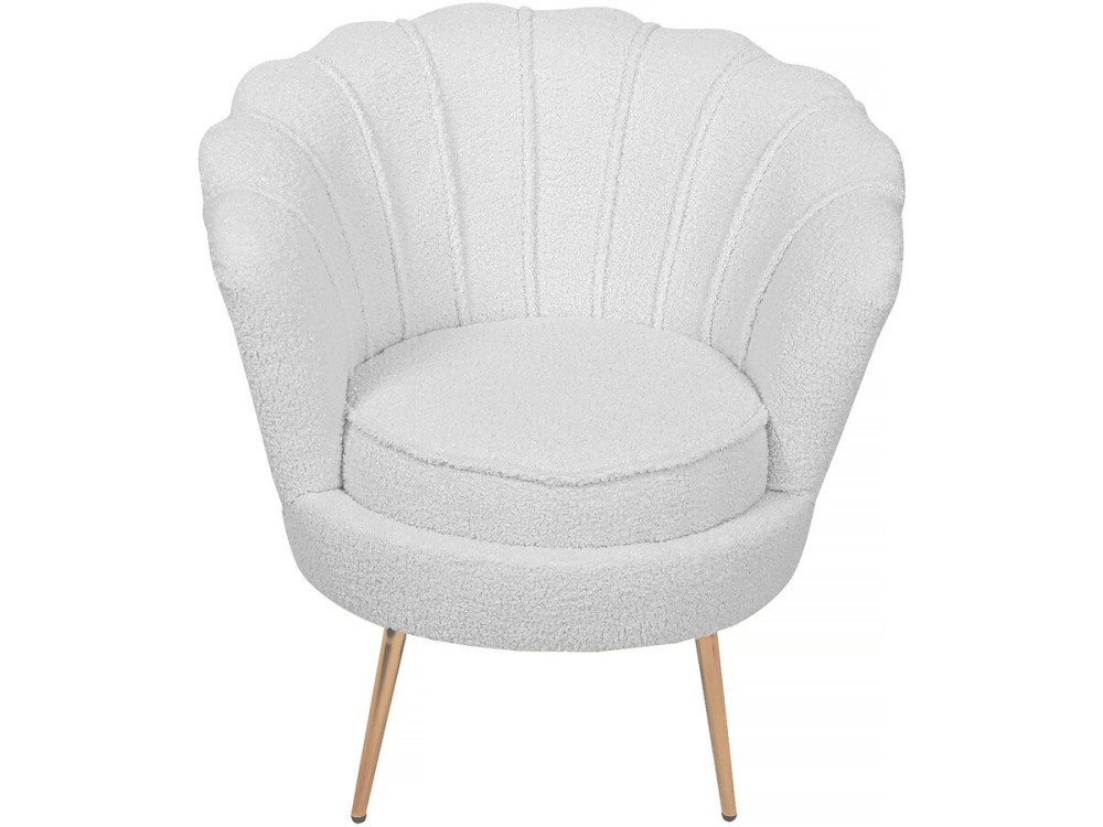 Poltrona de laço "Floria" - 75 x 68 x 77,5 cm - Branco