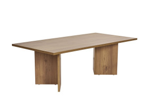 Mesa de centro de madeira "Sabin" - 60 x 119 x 40 cm - Carvalho