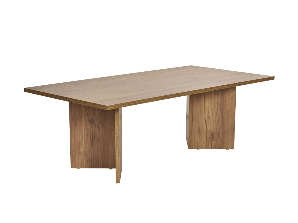 Mesa de centro de madeira "Sabin" - 60 x 119 x 40 cm - Carvalho