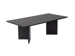 Mesa de centro "Sabin" em madeira - 60 x 119 x 40 cm - Madeira preta
